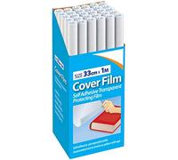 1ABOVE Quality ROLL of Clear Sticky Back Plastic Book Cover (33CM X 1M)