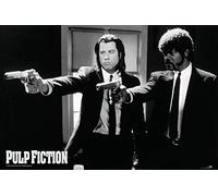 1art1 Pulp Fiction Poster John Travolta And Samuel L Jackson Poster | Picture 91 x 61 cm