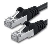1aTTack CAT 5e foil-shielded FTP network patch cable with 2x RJ45 plugs 3.0 m black