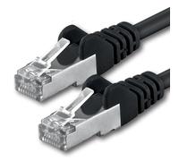 1aTTack CAT5e 2x RJ45 connector foil-shielded FTP network patch cable 30m black