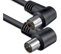 1aTTack Coaxial Connection Cable Antenna Cable Sat Cable F-Connector Coaxial Male to Coaxial Female Double-Shielded / Triple Shielded / Quadruple Shielded / 75 db / 85 db / 100 db / 110 db / 120 db / 125 db
