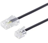 1aTTack.de 1 x 10 m Telephone Cable RJ11 (6/4) to RJ45 (8/4) Modular Cable Plug Western Plug for Telephone Socket Modem Router Fax ISDN DSL VDSL Internet
