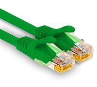 1aTTack.de - 1 X 10m Cat7 network cable, Cat.7 Ethernet, Lan & Cat 7 patch cable for maximum internet speed & connects all devices with RJ 45 socket green