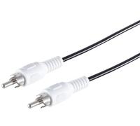 1aTTack.de 1 x 2.5 m RCA Cable RCA Male to RCA Male Stereo Audio Connection Cable Moulded Plugs Nickel-Plated Contacts HiFi TV DVD Console