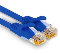 1aTTack.de - 1 x 5.0m Cat7 network cable, Cat.7 Ethernet, Lan & Cat 7 patch cable for maximum internet speed & connects all devices with RJ 45 plug blue