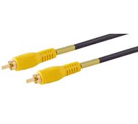 1aTTack.de 1 x 5 m RCA Video Cable RCA Male to RCA Male Gold-Plated Contacts Composite Video Connection Cable for TV DVD Projector Camera