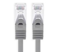 1aTTack.de 10m - gray - 1 piece Cat7 network cable SFTP patch cable Lankabel raw cable 10GB/s - 500 MHz assembled with 2 RJ45 plugs Cat 6a
