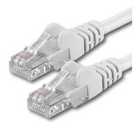 1aTTack.de 10m - white - 1 piece - CAT.6 CAT6 Ethernet LAN network cable 1000 Mbit/s patch cable