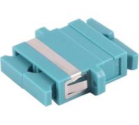 1aTTack.de 10x Fibre Optic Keystone Connector OM3 (UPC or PC) SC Duplex Female to SC Duplex Female Multimode Aqua