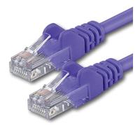 1aTTack.de 15m - purple - 1 piece - CAT.6 CAT6 Ethernet LAN network cable 1000 Mbit/s patch cable