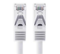 1aTTack.de 1m - white - 1 piece CAT.7 network cable Sftp (raw cable) patch cable (SET) 10000Mbit/s - 500 MHz assembled with 2 RJ45 plugs Cat6a