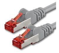 1aTTack.de 1x 10m - Cat 6 network cable patch cable Cat6 RJ45 SFTP - gray
