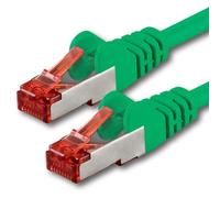 1aTTack.de 1x 10m - Cat 6 network cable patch cable Cat6 RJ45 SFTP - green