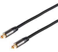 1aTTack.de 1x 5 m Toslink Cable Gold-Plated Connector Textile Sheath Black Metal Housing