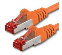 1aTTack.de 1x 50m - Cat 6 network cable patch cable Cat6 RJ45 SFTP - orange