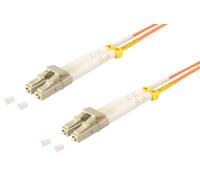 1aTTack.de 1x 5m OM2 LWL DX DUPLEX patch cable LC/UPC - LC/UPC MM MULTIMODE - 50/125 µm LSZH orange