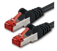 1aTTack.de 1x 7.5m - Cat 6 network cable patch cable Cat6 RJ45 SFTP - black