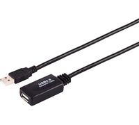 1aTTack.de 1x Active USB-A Extension, USB 2.0 Hi-Speed, 480 Mbps, 15 m