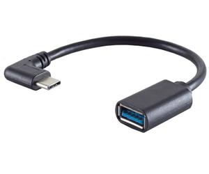 1aTTack.de 1x USB-C Adapter to USB-A Female 3.0 OTG 90° PVC