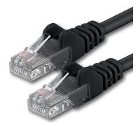1aTTack.de 2m - black - 1 piece - CAT.6 CAT6 Ethernet LAN network cable 1000 Mbit/s patch cable