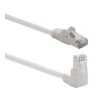 1aTTack.de 366192 Cat.6 network cable angle 90 degrees 2m - white - 1 piece - Cat6 patch cable (SFTP PIMF) 1000Mbit/s Rj 45 connector - 1 x 2m meter white
