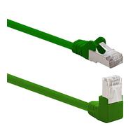 1aTTack.de 366205 Cat.6 network cable angle 90 degrees 3.0 m - green - 1 piece - Cat6 patch cable (SFTP PIMF) 1000Mbit/s Rj 45 connector - 1 x 3.0 m meter green