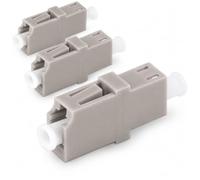 1aTTack.de 3x Fibre Optic Keystone Connector OM1 or OM2 (UPC or PC) LC Simplex Female to LC Simplex Female Multimode Beige