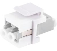 1aTTack.de 3x LWL Keystone Connector OM1 or OM2 (UPC or PC) LC Duplex Female to LC Duplex Female Multimode Beige