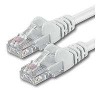 1aTTack.de 7.5m - white - 1 piece - CAT.6 CAT6 Ethernet LAN network cable 1000 Mbit/s patch cable