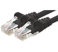1aTTack.de Network cable Cat.6 - black - 1x - 10m - CAT6 Ethernet cable Lanka cable 1000 Mbits patch cable