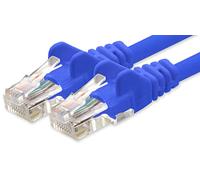 1aTTack.de Network cable Cat.6 - blue - 1x - 1m - CAT6 Ethernet cable Lanka cable 1000 Mbits patch cable
