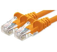 1aTTack.de Network cable Cat.6 - orange - 1x - 10m - CAT6 Ethernet cable Lanka cable 1000 Mbits patch cable