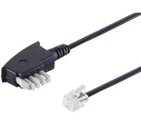 1aTTack.de TAE-N to RJ11 6/4 Telephone Cable 6P4C Connection Cable with International Assignment for Answering Machine Fax Modem 1 x 10 m