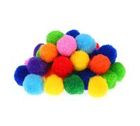 1Bag 1inch Pom Pom Ball Colorful Pompoms DIY Creative Crafts Decorations Colored Cotton Puff Balls for Xmas Valentine Day Birthday Party
