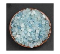 1bag 7-9mm 300g Aquamarine Chips,Irregular Shaped Gemstones for DIY Aquarium & Home Decor
