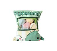 1bag Plush Mini Dolls Pudding Plush Toys Cute Plushies My Melody Plush Plushies Kawaii Simulation Innovative Snacks Doll Soft Sofa Pillow for Home Decoration(dinosaur)
