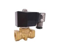 1bar 2 Way Brass Water Normally Close Solenoid Valve 1/2 Inch AC 220V Orifice 10mm Zero Pressure Start Low Pressure Valve(DC24V)