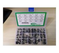 1box 15Value-200pcs Aluminum Electrolytic Capacitor Kit 10V/16V/25V/50V 220uf 100uf 47uf 33 22 10 4.7 3.3 2.2 1 0.47 0.22 0.1 Uf