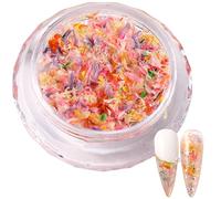 1Box 3D Dried Flower Mixed Nails Art Spring Making Supplies Manicure Decorations