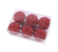 1Box 6Pcs Christmas Ball Tree Ornament Home Hanging Pendant New Year Party Decorations Gift Navidad Christmas Balls