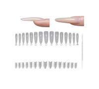1Box False Nails Extensions Forms Suitable Various Occasions Business Casual Fashionable Structure Design ABS Nail