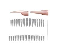 1Box Oval Tapered Shape False Nails Providing Elegant Look All Day Wear Any Occasion Professional Setting Mom Nails