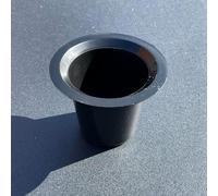 1Buy UK Cemetery Grave Flower Vase, Black Insert Container, Headstone Base Holder for Fresh and Artificial Flowers (4)