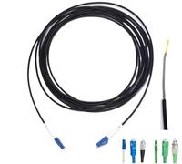 1C Armor Light Patch Cord 1M-500M LSZH LC SC FC ST A 100m 50m 150m 200m 1 Core Single Mode SM ftth Jumper Single Fiber 120m (400m 1pc,LcA-lcA)