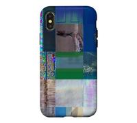 1C9984DA Glitch Art Digital Distortion Artifacts Case for iPhone X/XS
