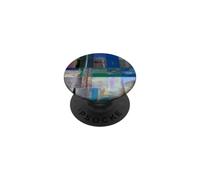1C9984DA Glitch Art Digital Distortion Artifacts PopSockets Adhesive PopGrip