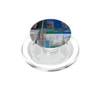 1C9984DA Glitch Art Digital Distortion Artifacts PopSockets PopGrip for MagSafe