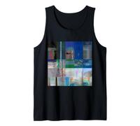 1C9984DA Glitch Art Digital Distortion Artifacts Tank Top