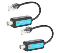 1CH Passive IP Network Coaxial Transmitter Receiver Extender 1 Pair Passive Coaxial lP Extender