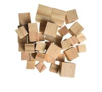 1cm-5cm Wooden Cubes, Natural Unfinished Craft Wood Blocks Square for Math, Puzzle Making, Crafts and DIY Projects for Carving and Whittling(50PCS 1CM)